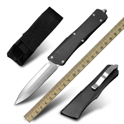 Купить Military Tactical Front Automatic Knives Survival Combat Double Action Knife Camping Outdoor Hunting Skinning Blade Knife Multi-purpose Pocket Folding EDC Tools