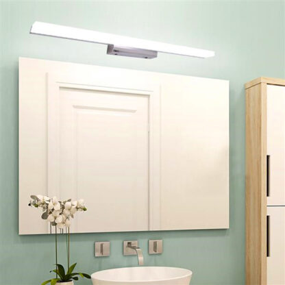 Купить 12W 80CM New and intelligent lamp Bathroom Light Bar Silver White Light high brightness Lights Top-grade material Lighting