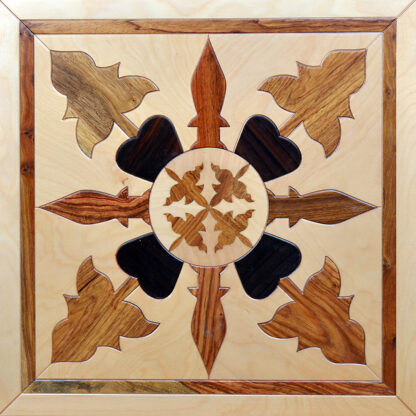 Купить Rosewood flooring star parquet medallion modern art woodworking inlaid marquetry decorative wallpaper square tile panels solid parkett birch