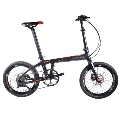 Купить SAVA Z1 20-speed folding bicycle with 20 inch wheels carbon fiber folding bicycle with 22-speed SHIMANO 105 mini lightweight com