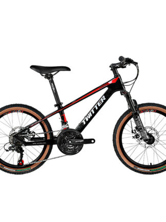 Купить Twitter Mtb Kid Bike 20 Inch 406 Bicycle Carbon Fiber 21s Disc Brake Ultralight Children Cycling For Ladies Boy Girls Kid