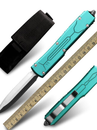 Купить US OEM Bounty Hunter Knives Front Automatic Knife Double Action Knife MT02 Military Tactical Outdoor Camping Hunting Self-Defense Tools EDC Pocket Folding Blades