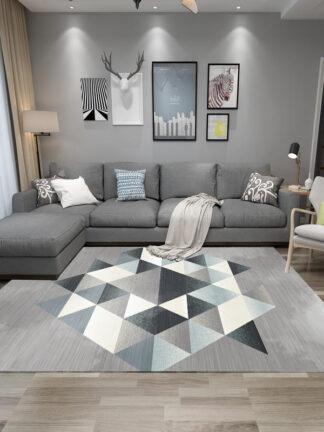 Купить Geometric carpets non slip pattern carpet household floor sofa living room rug mat