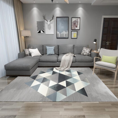 Купить Geometric carpets non slip pattern carpet household floor sofa living room rug mat