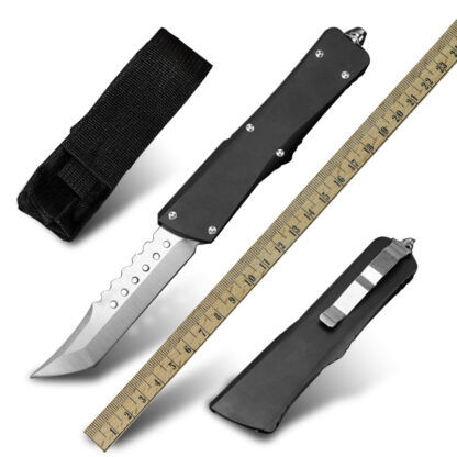 Купить MT Military Tactical Front Automatic Knife Survival Combat Double Action Knife Camping Outdoor Hunting Skinning Blade Knives Multipurpose Pocket Folding EDC Tool