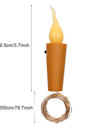 Купить Best seller 10x Warm Wine Bottle Candle Shape String Light 20 LED Night Fairy Lights Lamp