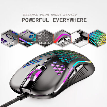 Купить Hot Sale Wired Gaming Mouse 6D LED RGB Backlit Optical Professional Mouse GamerComputer Mice for PC Laptop Games Mic Play CS Games
