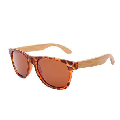 Купить Sun Glasses Mens Women 2021 New Arrival Bamboo Wooden Sunglasses Butterfly Shaped PC Lenses + Bamboo Leg Material