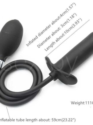 Купить 2022 adultshop Inflatable Dildo Fake Penis Anal Plug Huge Dildo with Pump Black Butt Plug Large couple Masturbation Sex Toys for adult