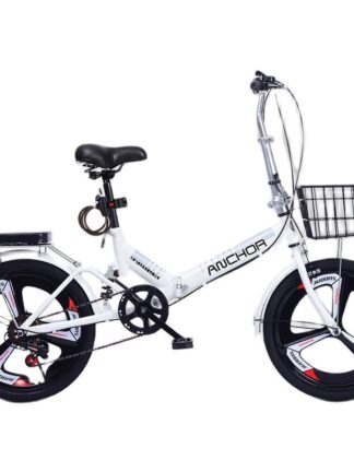 Купить Adult bicycle 20-inch 6-speed folding riding ultra-light variable speed portable light child