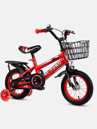Купить 12/16inch Kids Bike With Pedal Flashing Wheels Children Bicycle for Beginner Rider Training