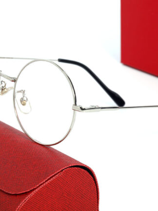 Купить Fashion Round Optical Frames Eyeglasses Women Men Brand Designer Vintage Thin Metal Frame Glasses Frame Clear Lens Lunettes De Soleil