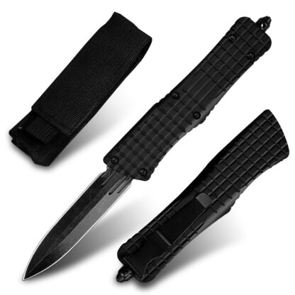 Купить MT D2 Steel Stone Washed Blade Automatic Knives Military Tactical Combat Knife Camping Hunting Survival Tool Black Aviation Aluminum Handle OTF EDC Knife