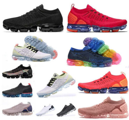 Купить Vapor Knit max 2.0 Volt Fly 1.0 Mens rUNNINGs Shoes Sneakers Black White Women Breathable Sports Shoes Maxes