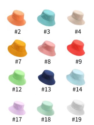 Купить Canndy Color Wide Brim Bucket Hats Summer Sun Protection Women's Beach Solid Fisherman Panama Caps Foldable Packable