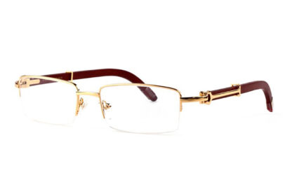 Купить Fashion Designer Sunglasses Polarized 2022 Luxury Brand Glasses For Women Men Pilot Sunglass UV400 Eyewear Gold Metal Half Frame Wood Polaroid Eyeglasses Occhiali