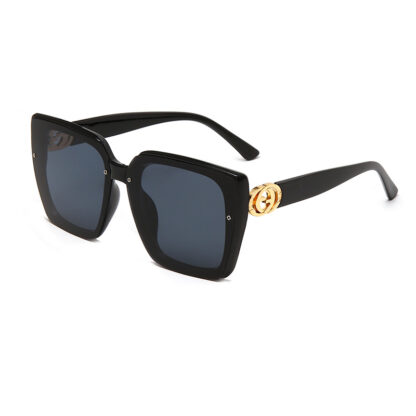 Купить Vintage Oversized Square Sunglasses Womens Mens Classic Large Frame Mens Sunglasses Womens UV400 Fashion Accessories