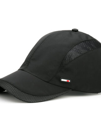 Купить Summer Breathable Mesh Baseball Cap For Women Men Outdoor Sport Quick Dry Visor Cap Plain Comfortable Snapback Hats