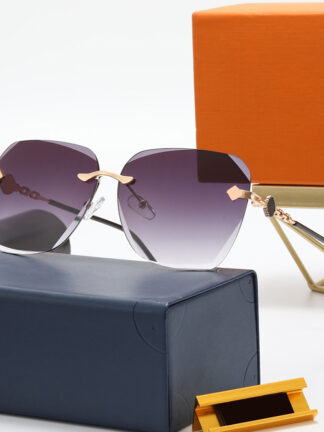 Купить Fashion Sunglasses Designer Sun Glasses Goggle Senior Eyewear Rimless Adumbral for Man Woman 7 Color Good Quality