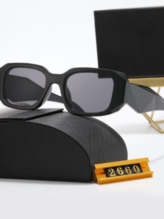 Купить Fashion Designer Sunglasses for Women Mens Unisex Goggle Beach Sun Glasses Retro Small Frame Luxury Sunglass Design Eyeglass UV400 Black-Black Brand Eyeglasses
