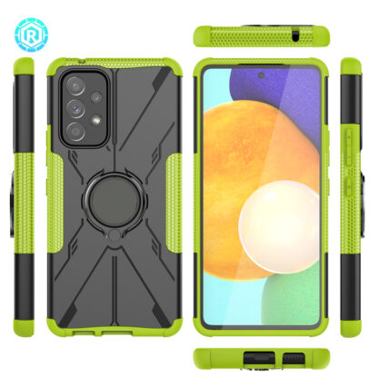 Купить Finger Ring Hybrid Phone Case for Samsung A12 A82 A52 A72 A22 M22 F62 M62 A02S A03S M52 A53 A33 5G A03 A13 Lite Full Protective Soft Bumper Car Mount Rugged Armor Shell