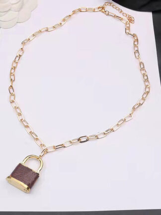 Купить Fashion Man Woman Necklaces With Flowers Agate Pendant Necklace Gold Link Chain Adjust Unisex Party Fit 4 Colors