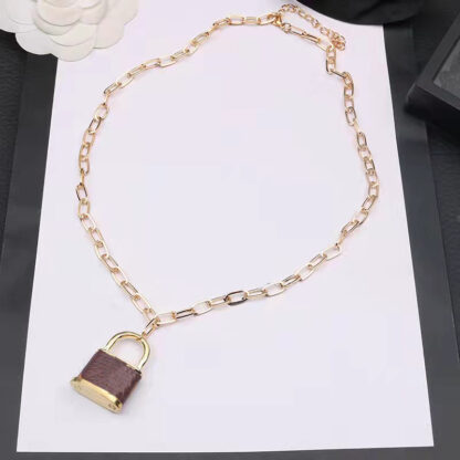 Купить Fashion Man Woman Necklaces With Flowers Agate Pendant Necklace Gold Link Chain Adjust Unisex Party Fit 4 Colors