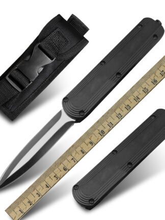 Купить Military Tactical Front Automatic Knife Camping Hunting EDC Tool Self Defense Survival Knives OTF Pocket Folding Knife Double Action Knifes Fishing Multipurpose