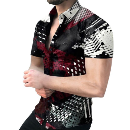 Купить Fashion Mens Designer Print Tiger Shirt Summer Hip Hop High Quality Short sleeve Hawaii Shirts for Men Shirt Brand Plus Size Clothing Blouse