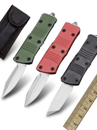 Купить Mini Knifekershaw Automatic Knives Military Tactical Self Defense Knife Pocket Folding Blade EDC Tools Camping Survival Hunting Knife MT BM 3300 3310BK D/E T/E Knifes