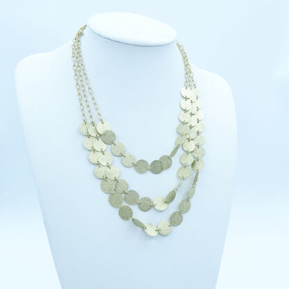 Купить Golden wafer necklace multilayer necklace euramerican style gold can produce customized jewelry undertake various orders to sample production
