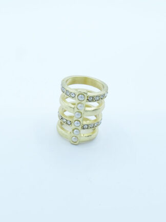 Купить With Side Stones Golden diamond ring wholesale and retail euramerican style ring