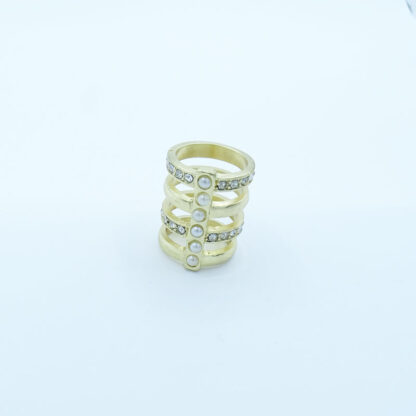 Купить With Side Stones Golden diamond ring wholesale and retail euramerican style ring