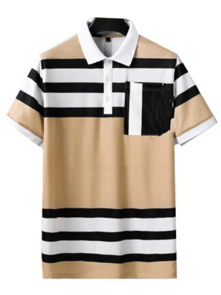 Купить Mens designer polo T shirt Polos spring summer Tactical Golf grid lapel Poloshirt Male mix color short sleeve tops solid Plaid printing plus size#M-3XL10