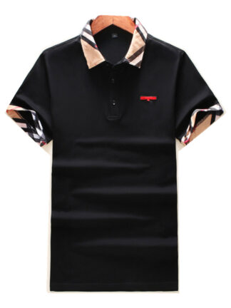 Купить Mens designer polo T shirt Polos spring summer Tactical Golf grid lapel Poloshirt Male mix color short sleeve tops solid Plaid printing plus size#M-3XL17