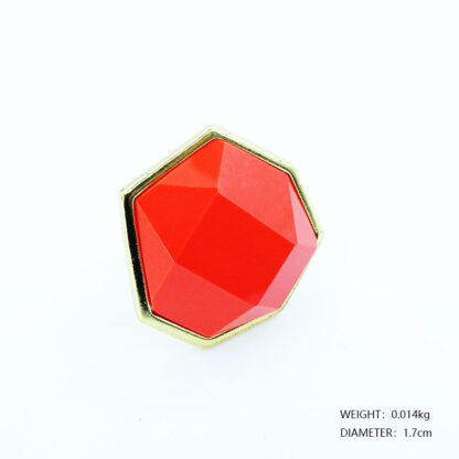 Купить With Side Stones Small simple fashion Korea female ring opening natural garnet ring Red gem