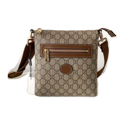 Купить Men fashion briefcase Messenger Bags canvas designer luxury one-shoulder postman inner compartment zipper mouth cross-body Classic Fashion Book to work 22cm 4561