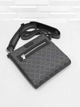 Купить Men fashion briefcase Messenger Bags canvas designer luxury one-shoulder postman inner compartment zipper mouth cross-body Classic Fashion Book to work 22cm 453146