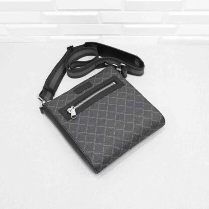 Купить Men fashion briefcase Messenger Bags canvas designer luxury one-shoulder postman inner compartment zipper mouth cross-body Classic Fashion Book to work 22cm 453146