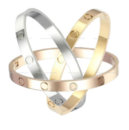 Купить Love Bracelet Bangles Women Men Titanium Steel Screw Screwdriver Bracelets Nail Bracelet Jewelry with velvet bag Never Fade Not Allergic D1021 16--22