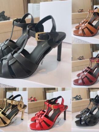 Купить Designer Women Sandals Calfskin Leather Flat Slides Flip Flops Fashion Intertwining Straps Italy High Heels Summer Outdoor Shoes With Box Solid cowhide Sandals