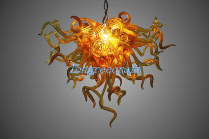 Купить Ceiling Lights Mouth 110v/120v LED Bulbs European Home Lighting Hand Blown Glass Chandelier Wholesale