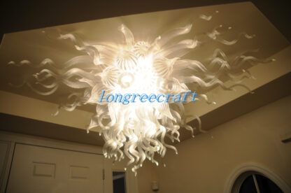 Купить Ceiling Lights Mouth Blown 110v/120v LED Bulbs Special Clear Glass Chandelier Mini House Deco Lamp