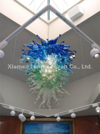 Купить Art Decoration Led Lamp Chandeliers for Home Bedroom Living Room Lighting Multi Colored Designer Murano Hand Blown Glass Chandelier Fixtures
