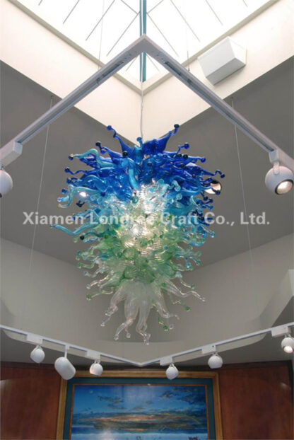 Купить Art Decoration Led Lamp Chandeliers for Home Bedroom Living Room Lighting Multi Colored Designer Murano Hand Blown Glass Chandelier Fixtures