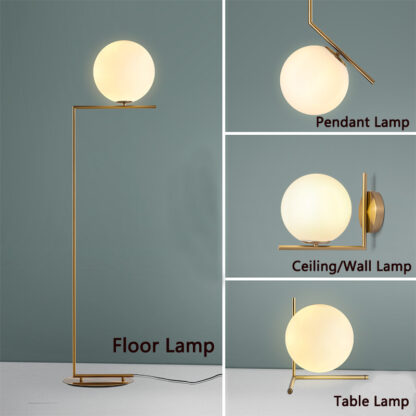 Купить LED Modern Floor Lamps Pendant Lights Table Lamp Bedroom Glass Office Living Room Wall Light Fitting