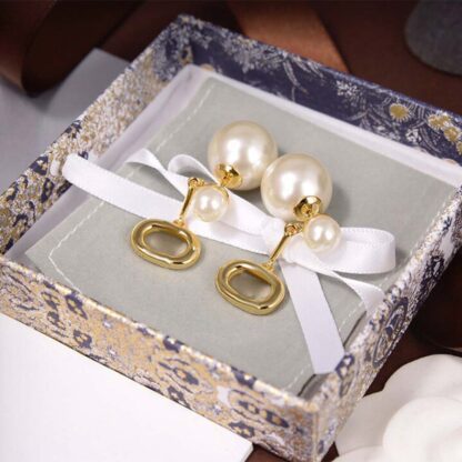 Купить Designer Earrings Simple Fashionable Stud for Man Womens Classic 4 Styles Good Quality