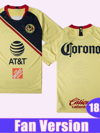 Купить 2018 19 America Camisetas de fútbol J.CORONA C.DOMINGUEZ Home Away Mens Football Shirts Mexico J.MENEZ P.AGUILAR Soccer Jerseys