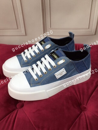 Купить 2022 Designers Tennis canvas Luxurys Shoe Beige Blue washed jacquard denim Women Shoes Rubber sole Embroidered Vintage casual High Quality size35-45