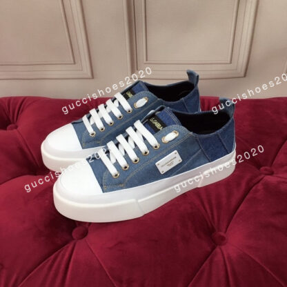 Купить 2022 Designers Tennis canvas Luxurys Shoe Beige Blue washed jacquard denim Women Shoes Rubber sole Embroidered Vintage casual High Quality size35-45